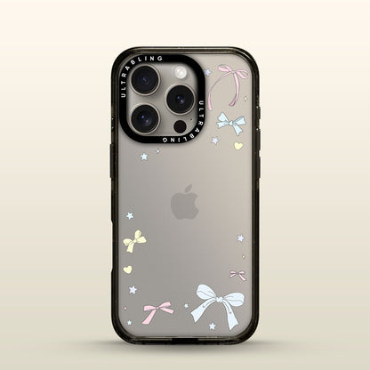 Bow Dust Ultrabling Aura iPhone case front view with MagSafe