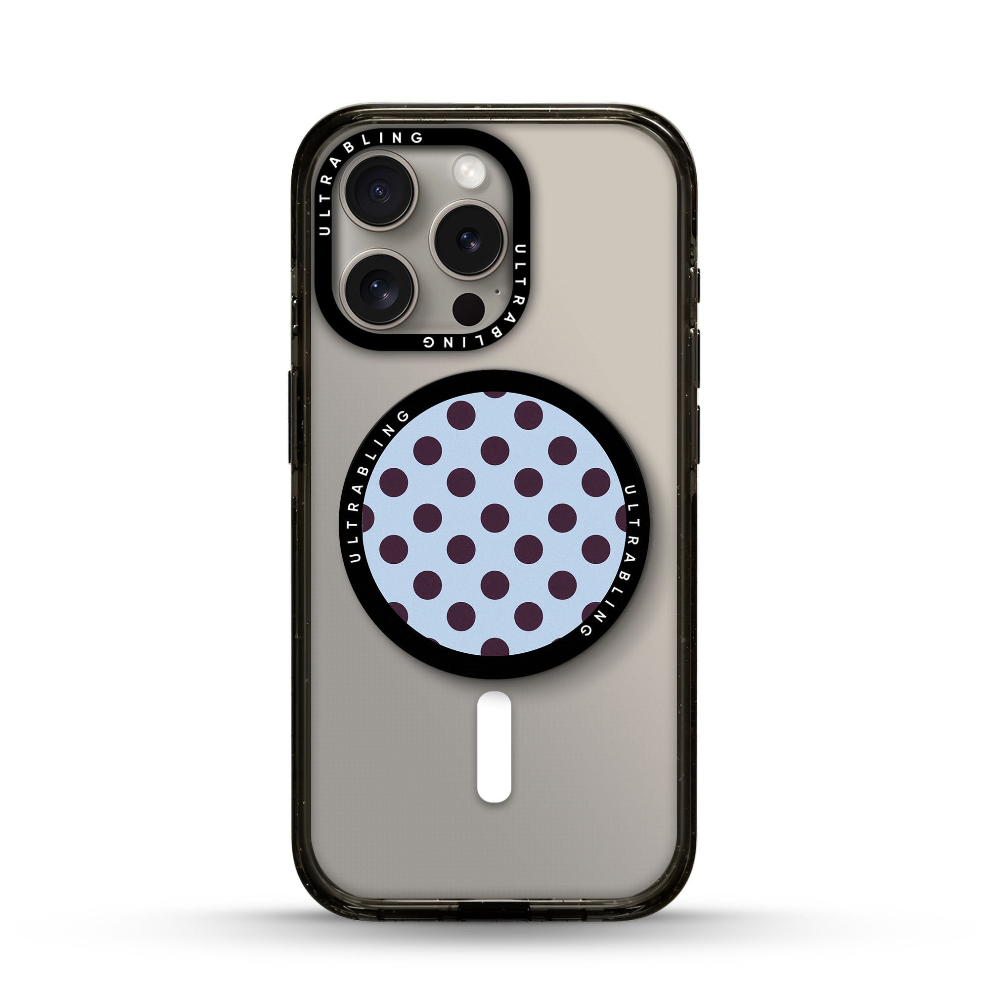 Frosted Plum Ultrabling MagSafe Phone Grip - Front View
