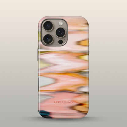 Peach Ripple - Eclipse Case by Ultrabling, designer iPhone case, product view