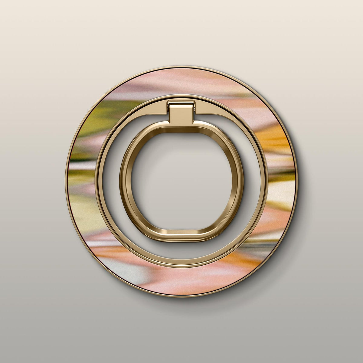 Peach Ripple Ultrabling MagSafe Ring - Front View