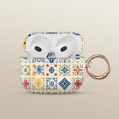 Lisbon Tile Ultrabling AirPods case front view