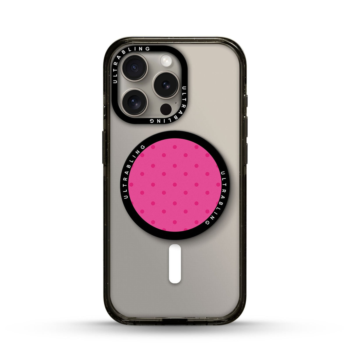 Raspberry Fizz Ultrabling MagSafe Phone Grip - Front View
