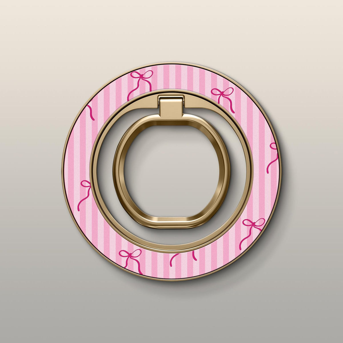 Ribbon Stripe Ultrabling MagSafe Ring - Front View