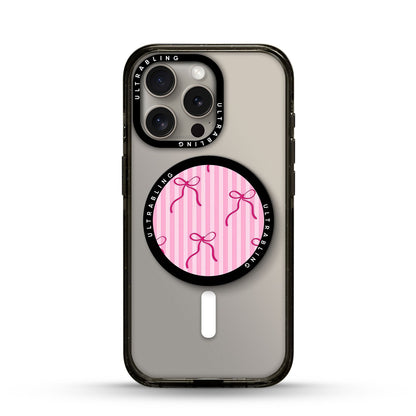 Ribbon Stripe Ultrabling MagSafe Phone Grip - Front View