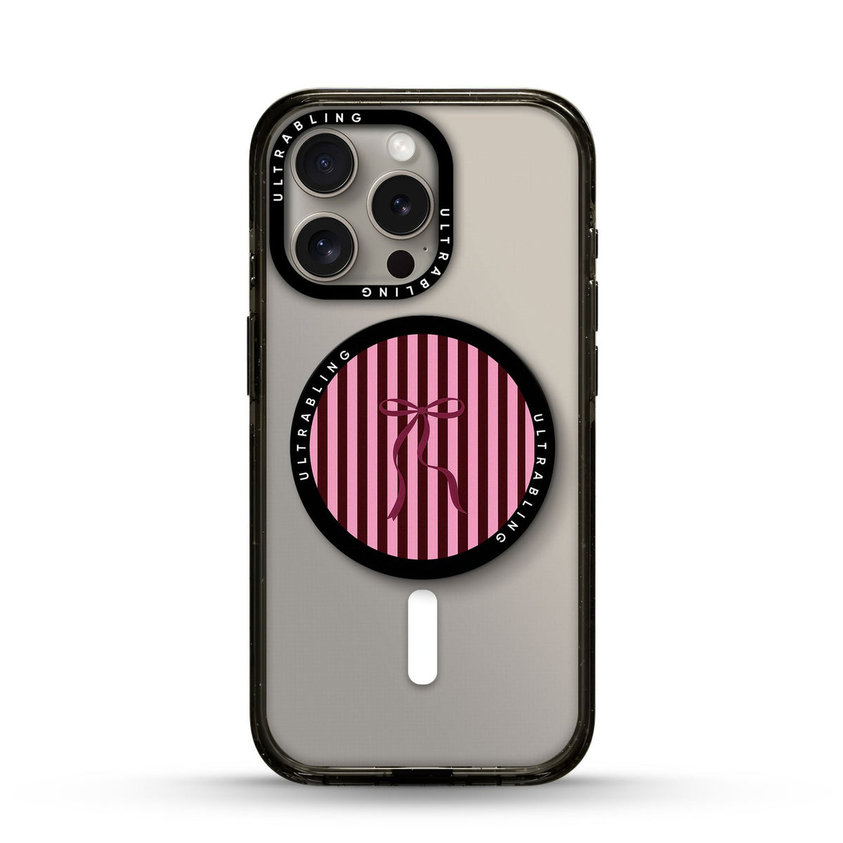 Berry Bow Ultrabling MagSafe Phone Grip - Front View