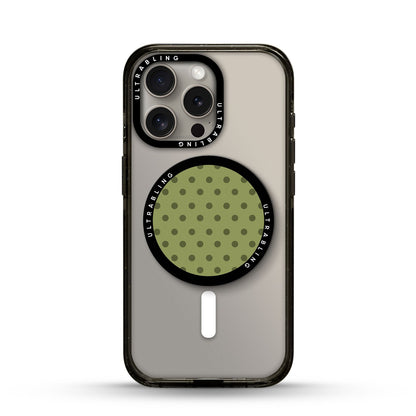 Moss Dots Ultrabling MagSafe Phone Grip - Front View