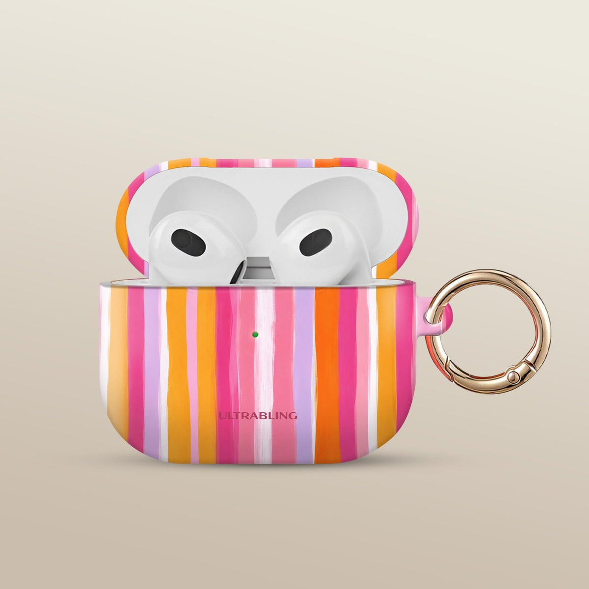 Paint Stripe Ultrabling AirPods case front view