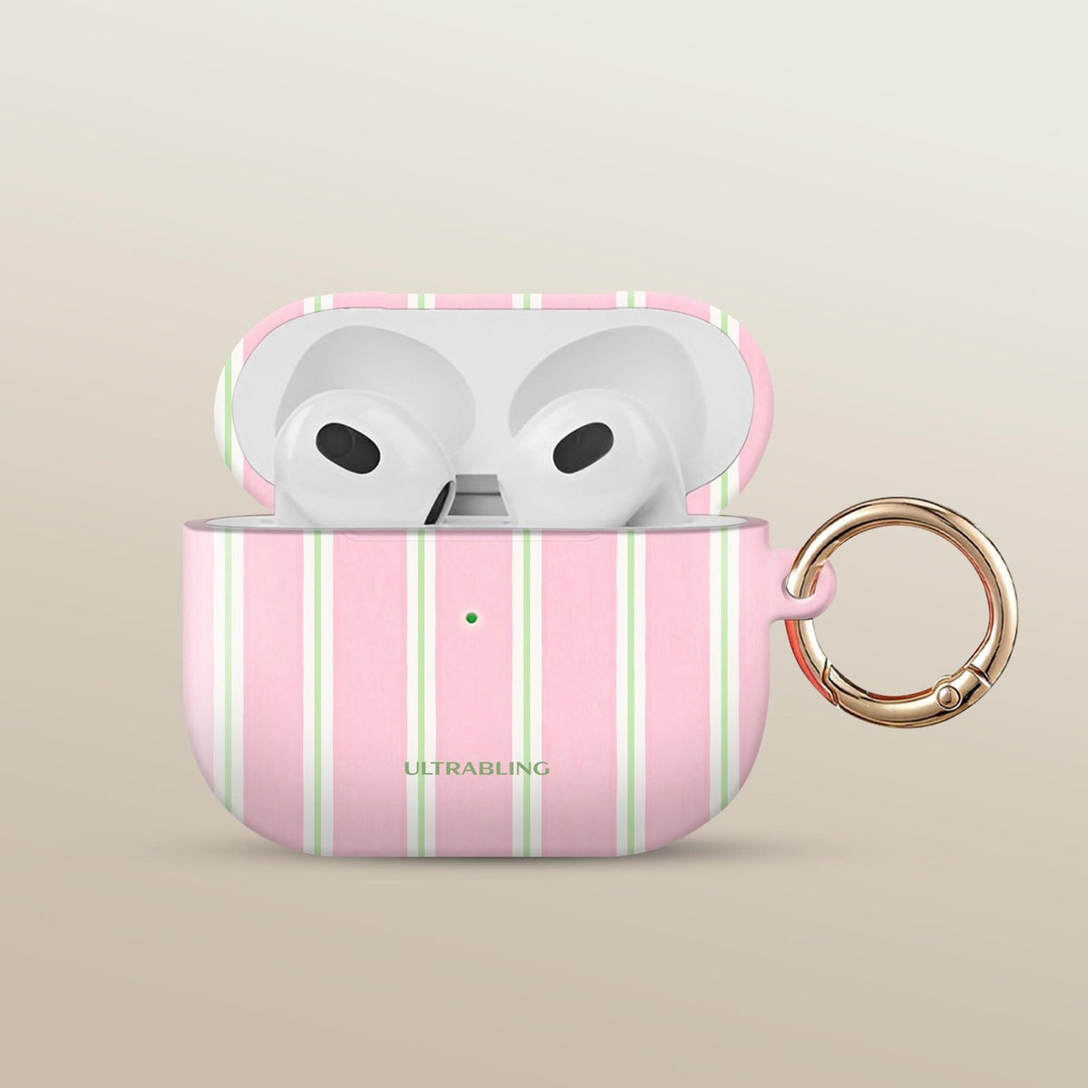Rhubarb Ultrabling AirPods case front view