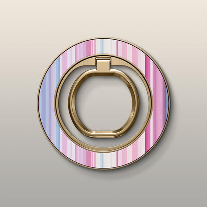 Pastel Stripe Ultrabling MagSafe Ring - Front View