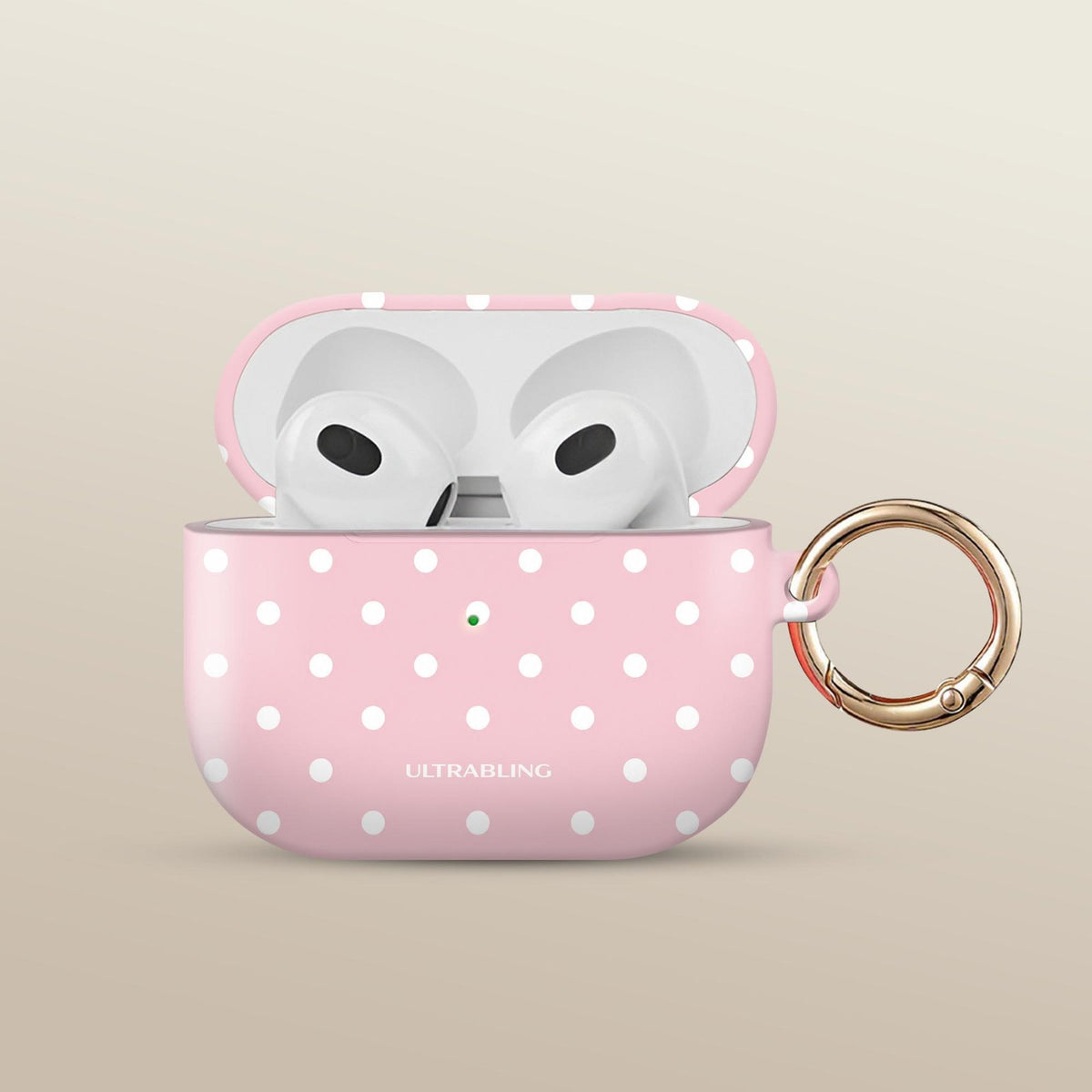 Petal Dot Ultrabling AirPods case front view