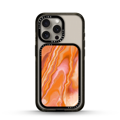 Sunset Agate MagSafe Wallet - Flat Lay