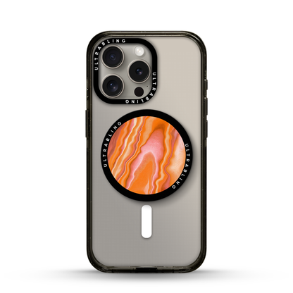 Sunset Agate Ultrabling MagSafe Phone Grip - Front View