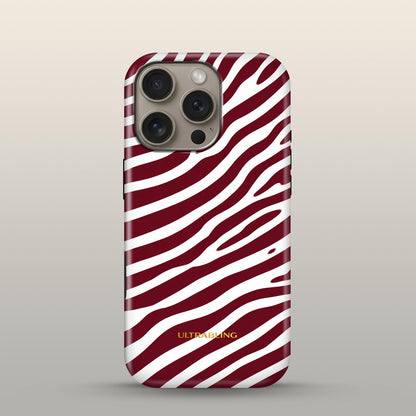 Wine Zebra Ultrabling eclipse case front view