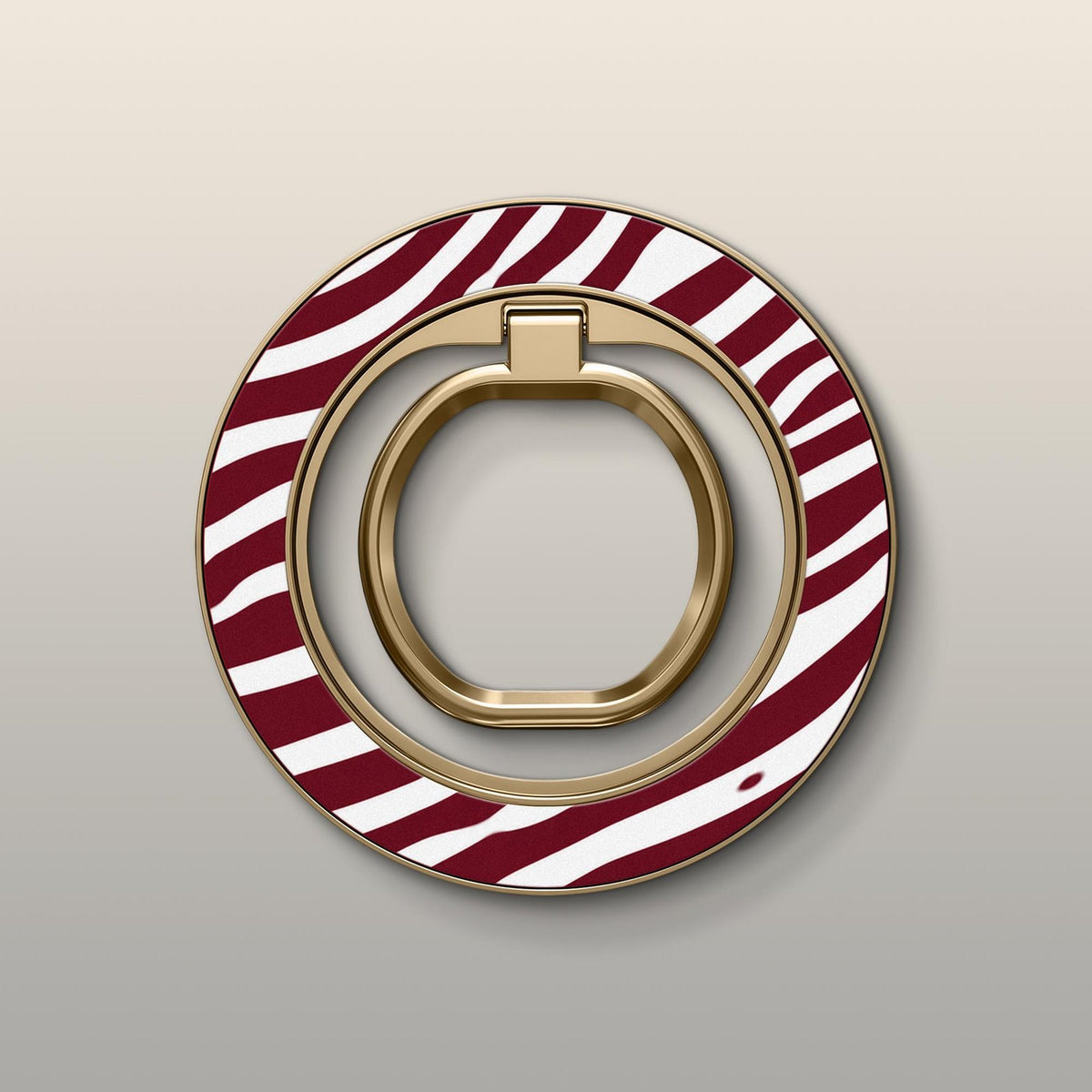 Wine Zebra Ultrabling MagSafe Ring - Front View