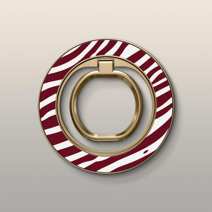 Wine Zebra Ultrabling MagSafe Ring - Front View