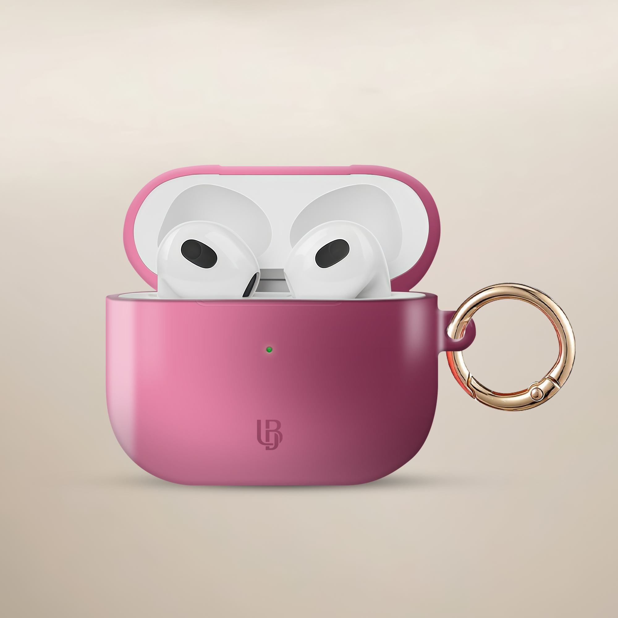 Pink Fade Ultrabling AirPods case front view