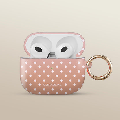 Powder Dot Ultrabling AirPods case front view