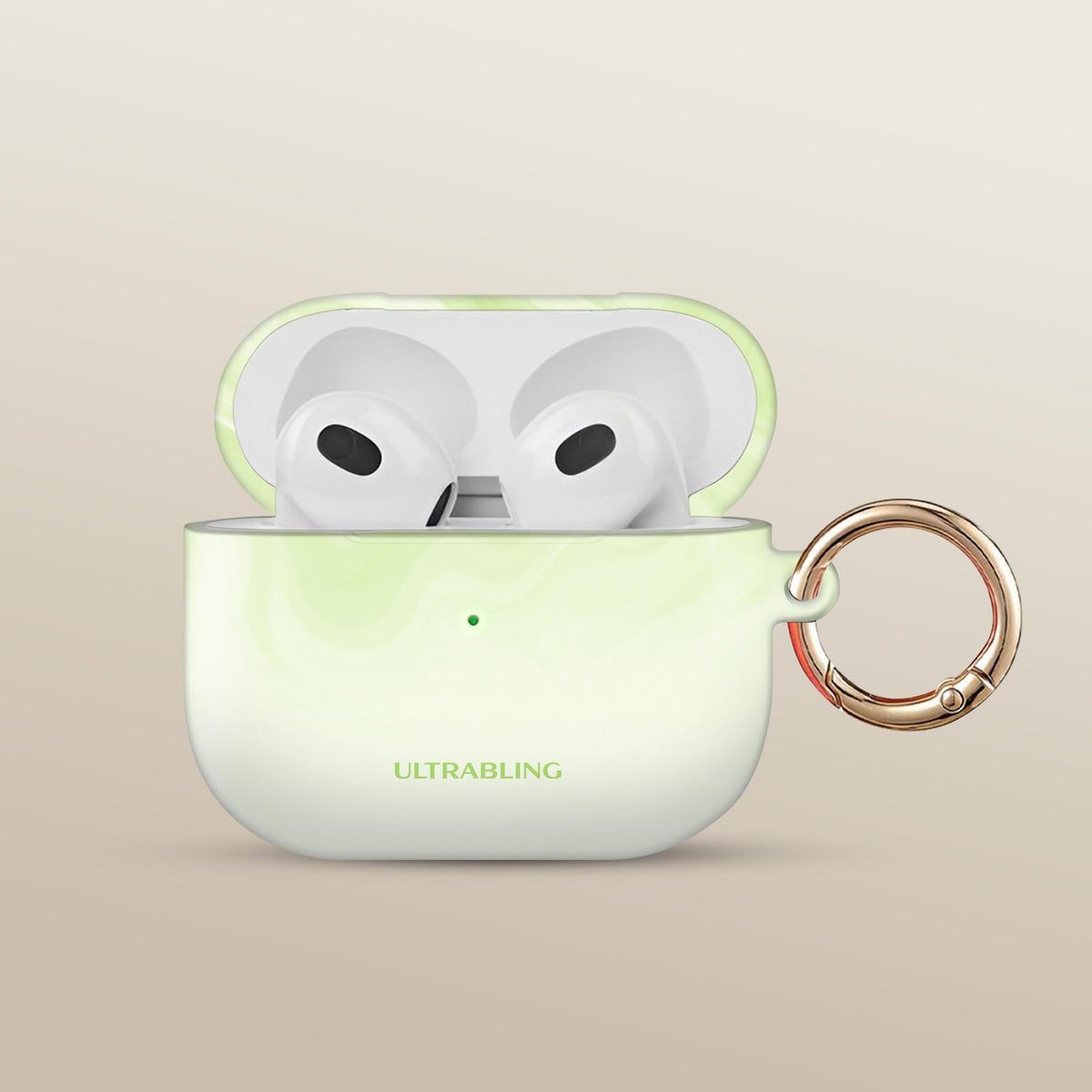 Mint Melt Ultrabling AirPods case front view