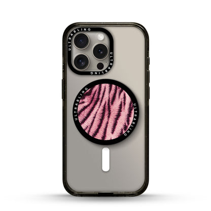 Blush Tiger Ultrabling MagSafe Phone Grip - Front View