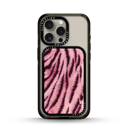 Blush Tiger MagSafe Wallet - Front View