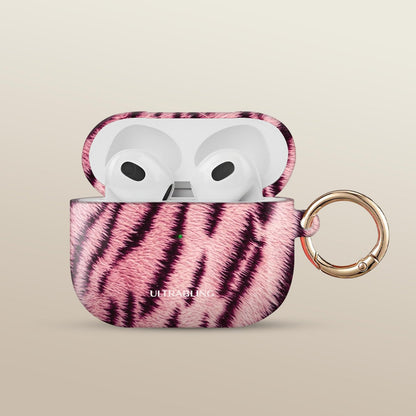 Blush Tiger Ultrabling AirPods case front view