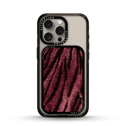 Garnet Fur MagSafe Wallet - Front View
