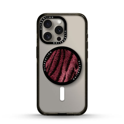 Garnet Fur Ultrabling MagSafe Phone Grip - Front View