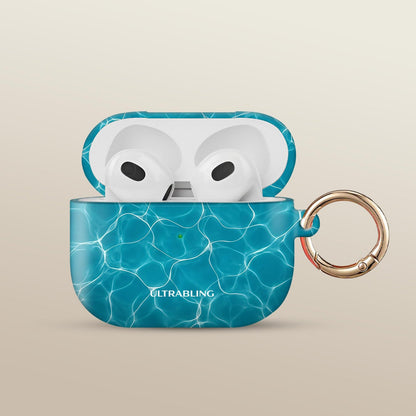 Pool Day Ultrabling AirPods case front view
