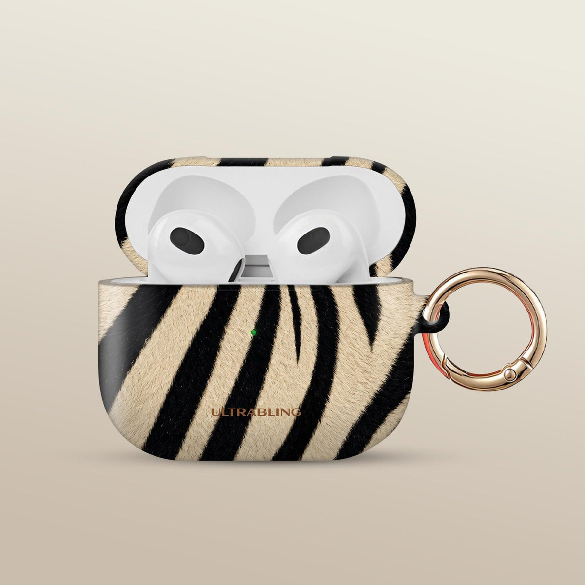 Dune Zebra Ultrabling AirPods case front view