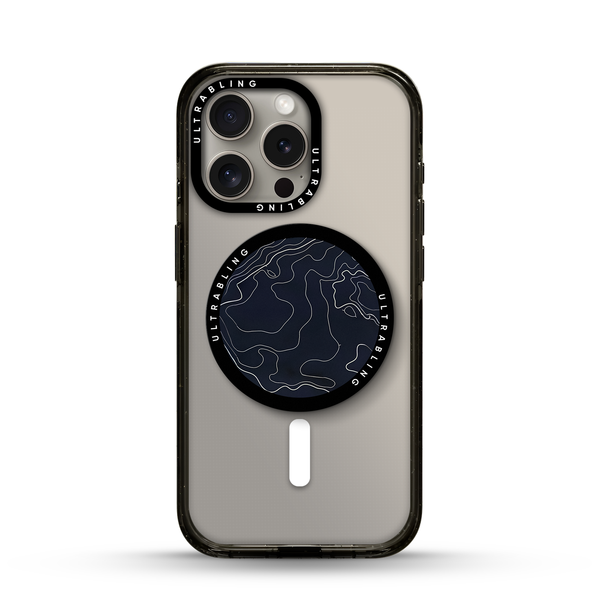 Midnight Terrain Ultrabling MagSafe Phone Grip - Front View