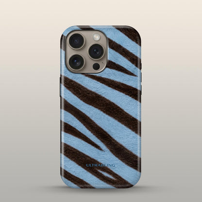 Denim Zebra Ultrabling eclipse case front view