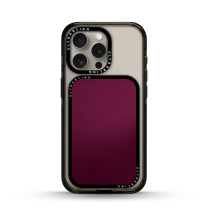 Oxblood MagSafe Wallet - Front View