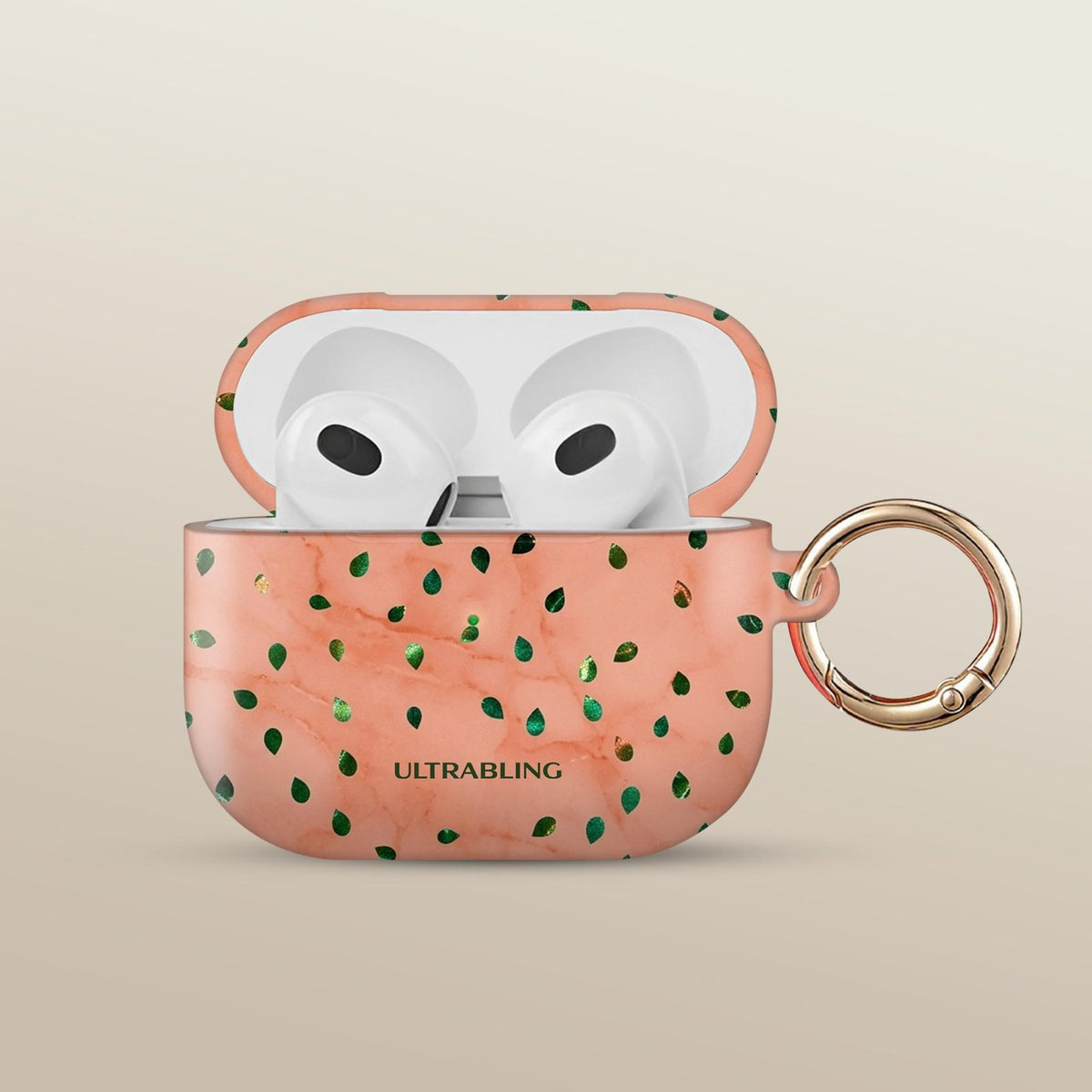Guava Ultrabling AirPods case front view
