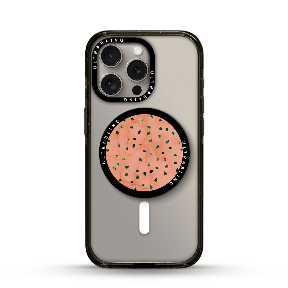 Guava Ultrabling MagSafe Phone Grip - Front View