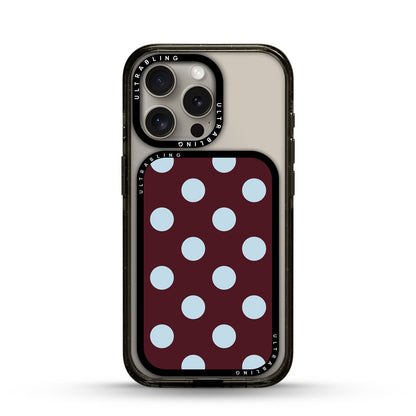 Claret Dot MagSafe Wallet - Front View