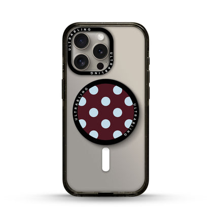 Claret Dot Ultrabling MagSafe Phone Grip - Front View