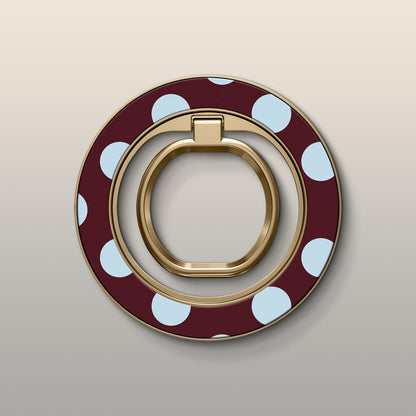 Claret Dot Ultrabling MagSafe Ring - Front View
