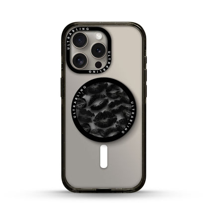 Blackout Kiss Ultrabling MagSafe Phone Grip - Front View