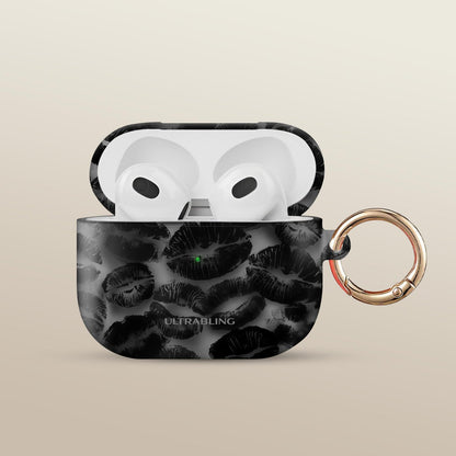Blackout Kiss Ultrabling AirPods case front view
