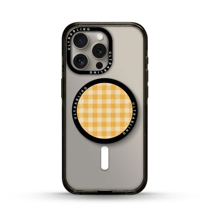 Honey Check Ultrabling MagSafe Phone Grip - Front View
