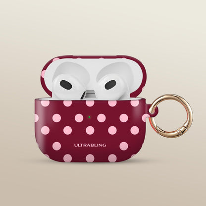 Berry Dot Ultrabling AirPods case front view