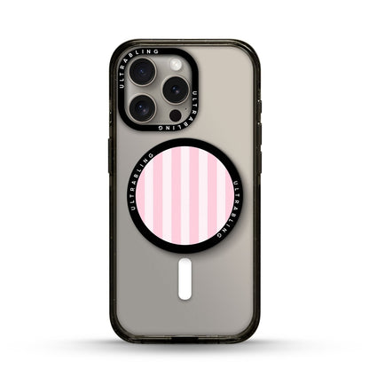 Sugar Stripe Ultrabling MagSafe Phone Grip - Front View