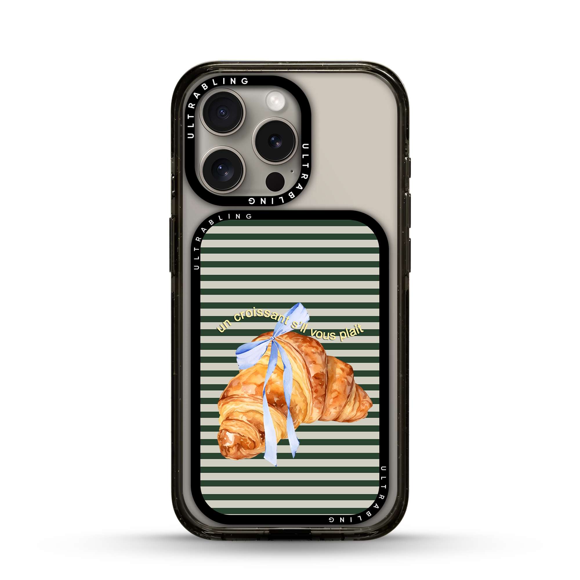 Paris Croissant MagSafe Wallet - Flat Lay