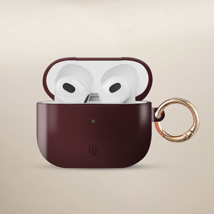 Wine Gloss Ultrabling AirPods case front view