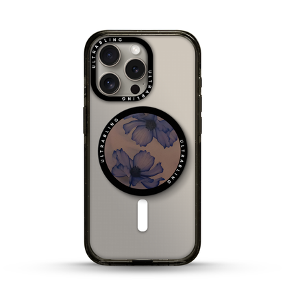 Indigo Blossom Ultrabling MagSafe Phone Grip - Front View