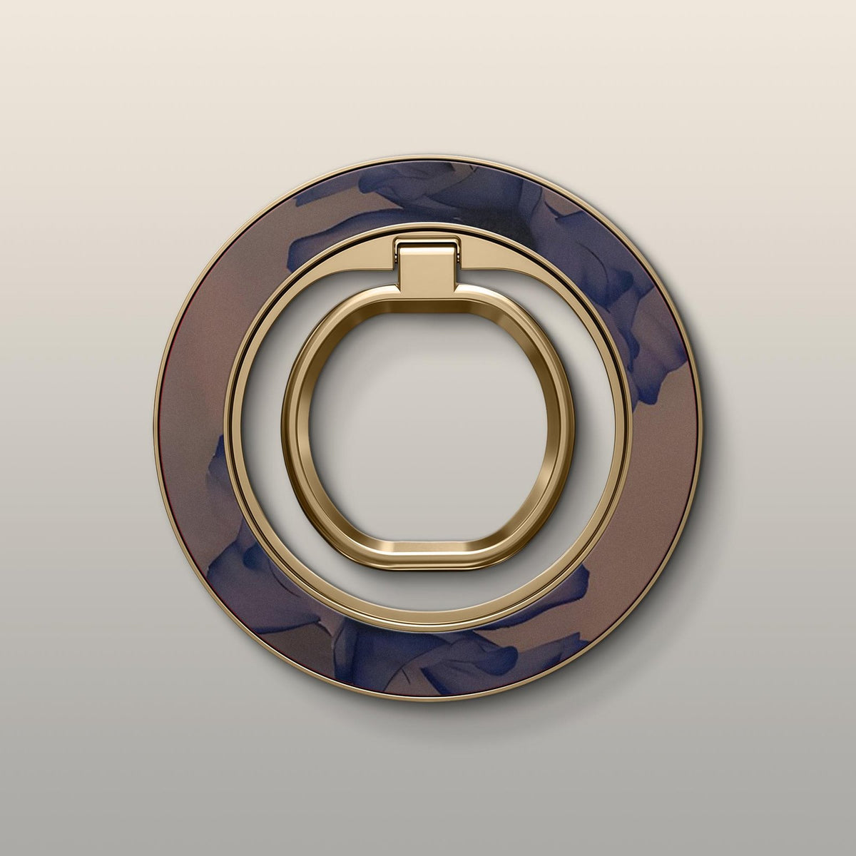 Indigo Blossom Ultrabling MagSafe Ring - Front View