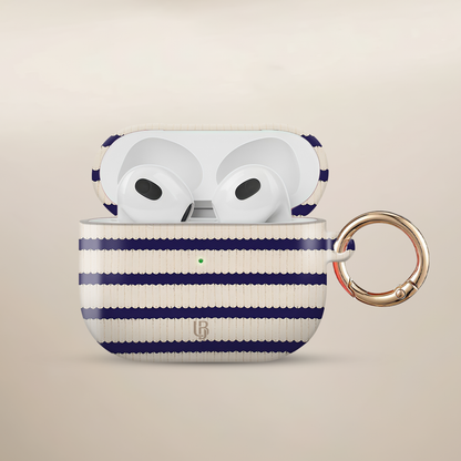 Sailor Stripes Ultrabling AirPods case front view