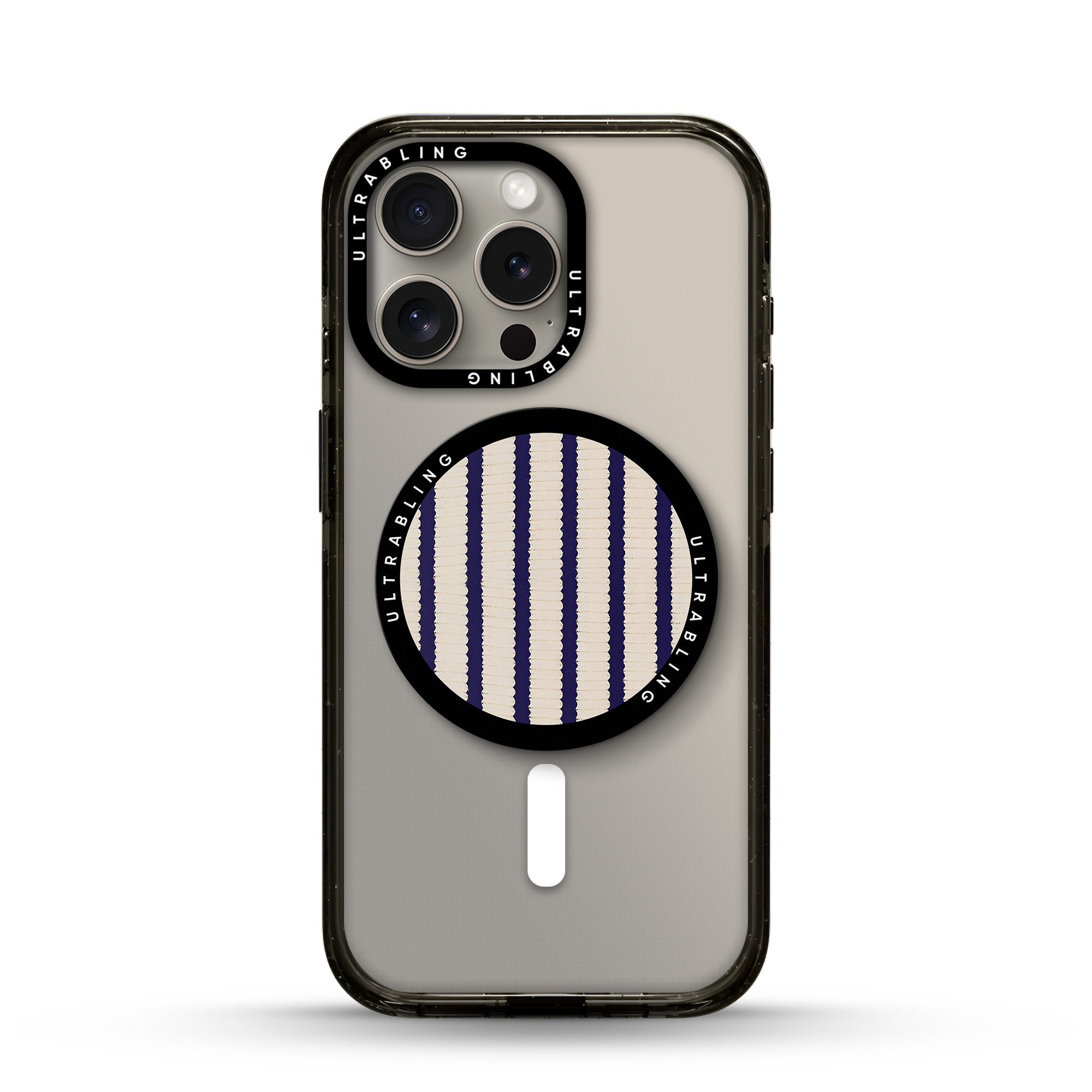 Sailor Stripes Ultrabling MagSafe Phone Grip - Front View