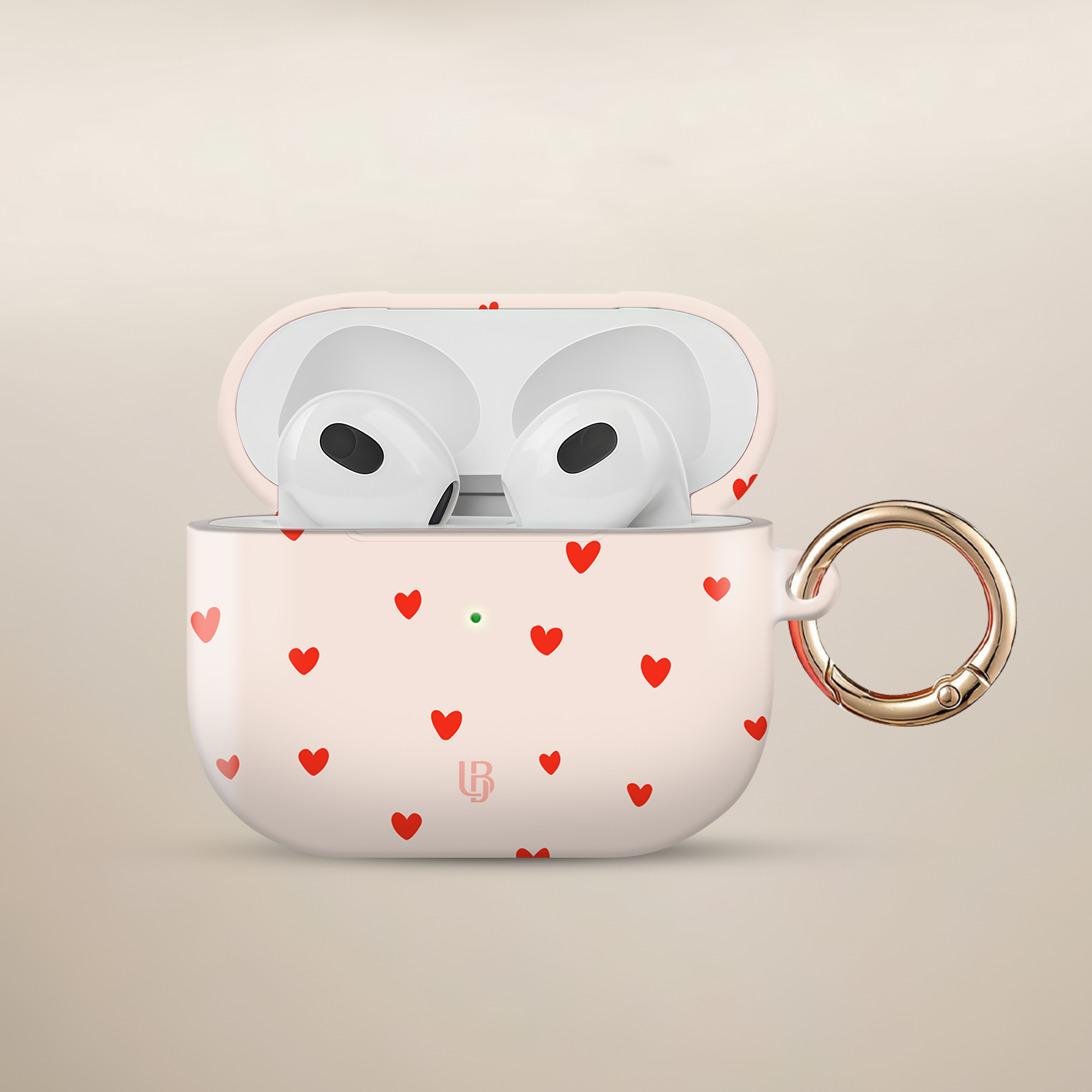 Love Notes Ultrabling AirPods case front view