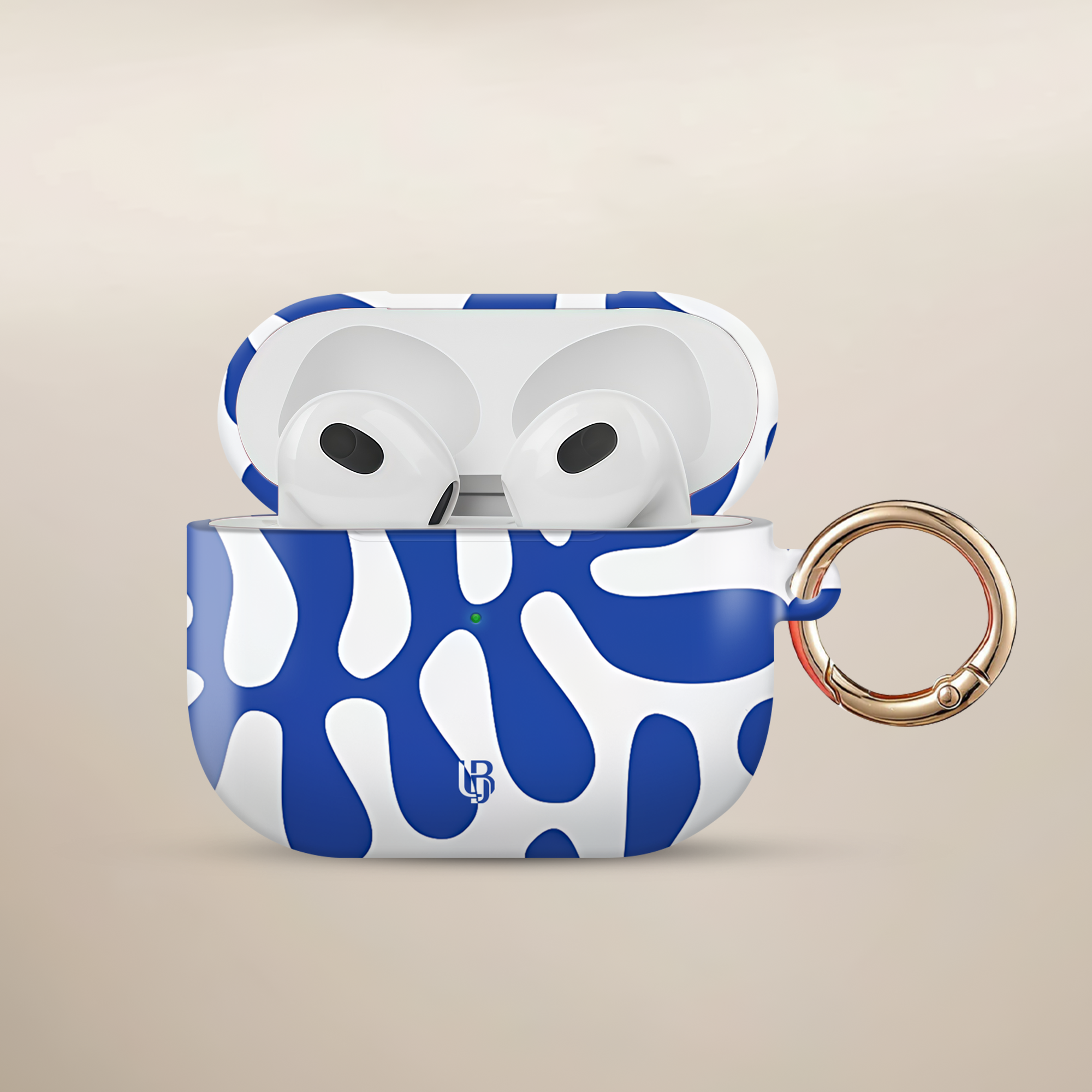 Azure Flow Ultrabling AirPods case front view